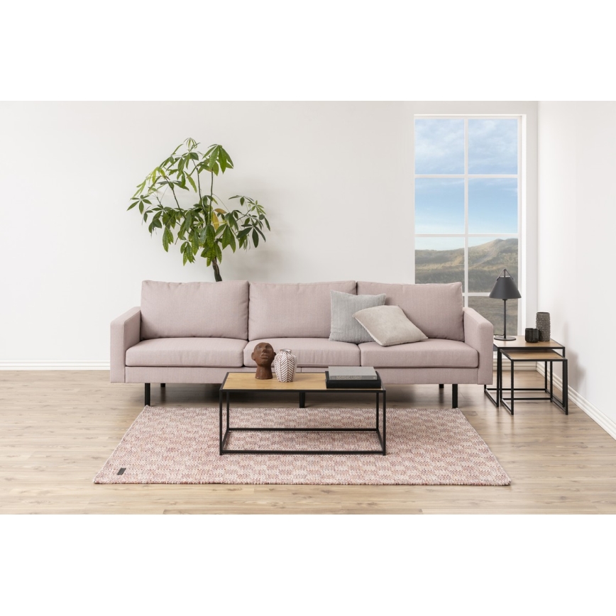 Coffee table SARON oak/black