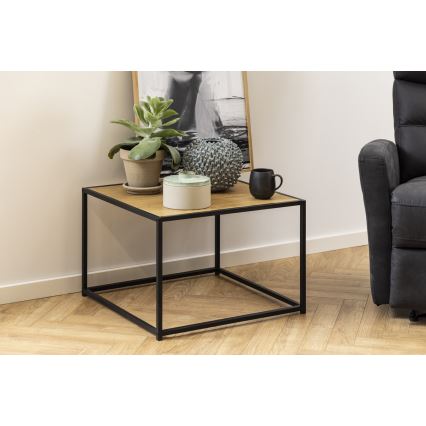 Coffee table SARON oak/black