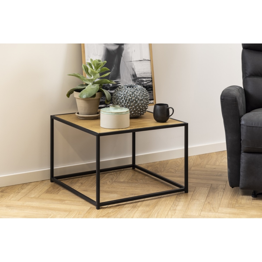 Coffee table SARON oak/black