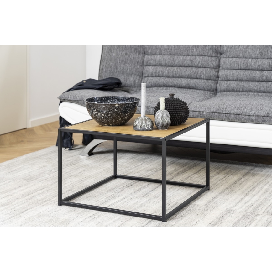 Coffee table SARON oak/black