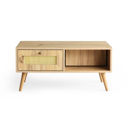 Coffee table SIDYMA 45x97 cm brown