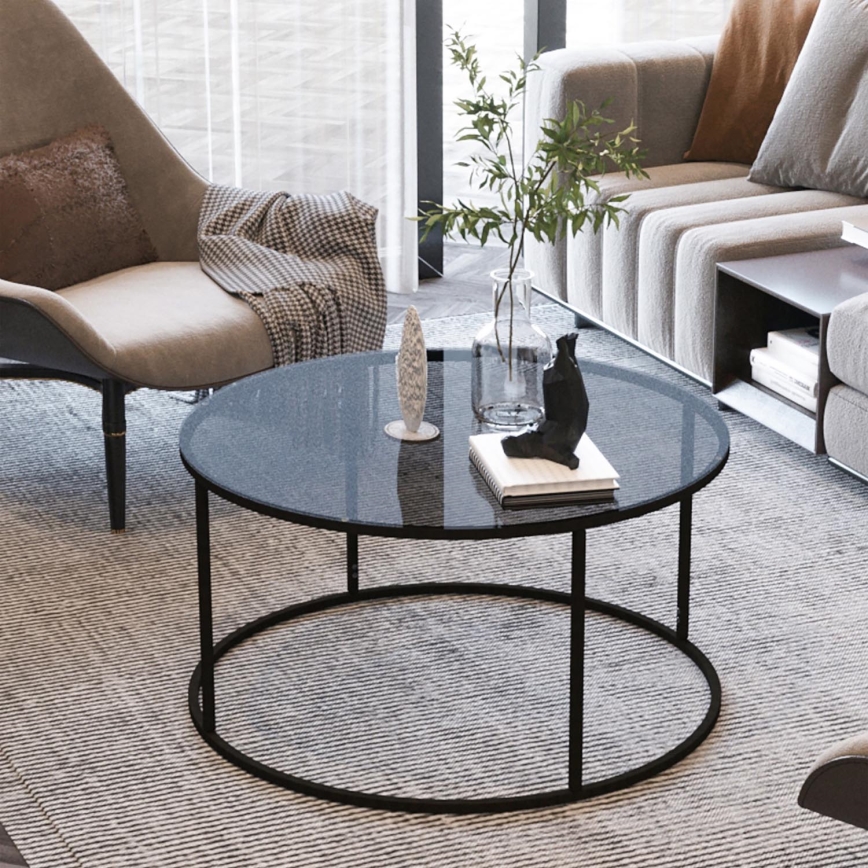 Coffee table STARTIS 60x44,8 cm black