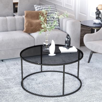 Coffee table STARTIS 60x44,8 cm black