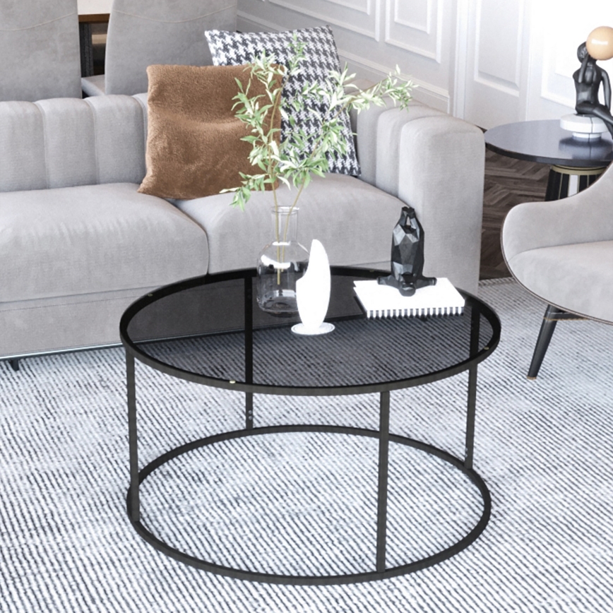 Coffee table STARTIS 60x44,8 cm black