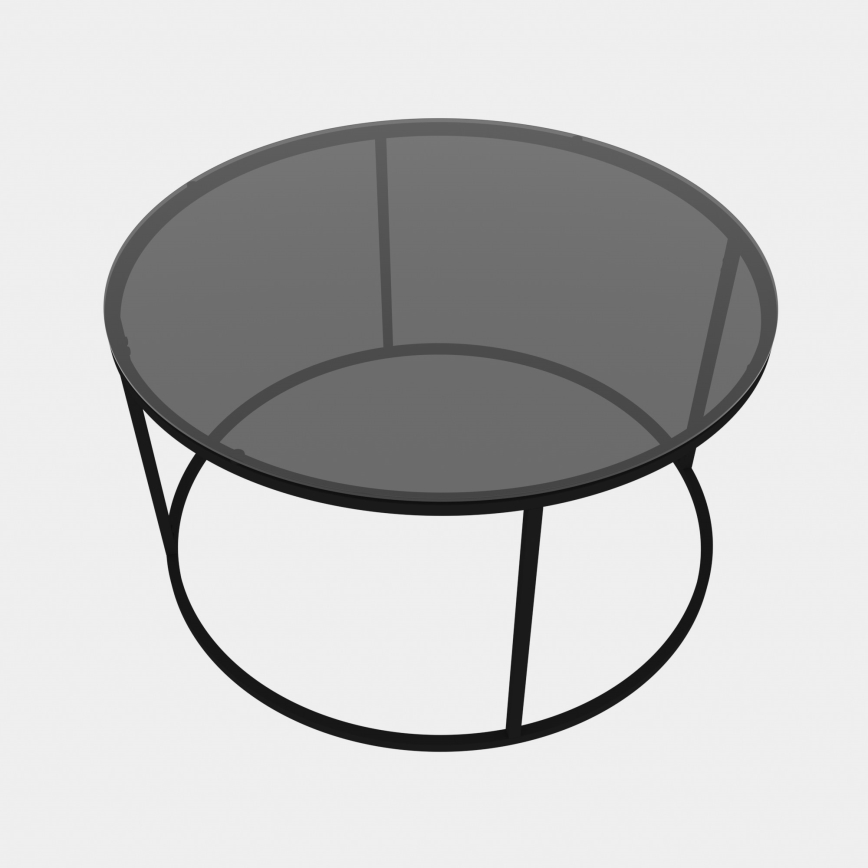 Coffee table STARTIS 60x44,8 cm black