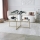 Coffee table SUN 35x94 cm gold/clear