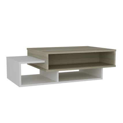Coffee table TAB 32x105 cm beige/white