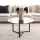 Coffee table TRIO 42x75 cm black