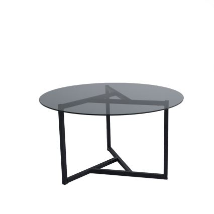 Coffee table TRIO 42x75 cm black