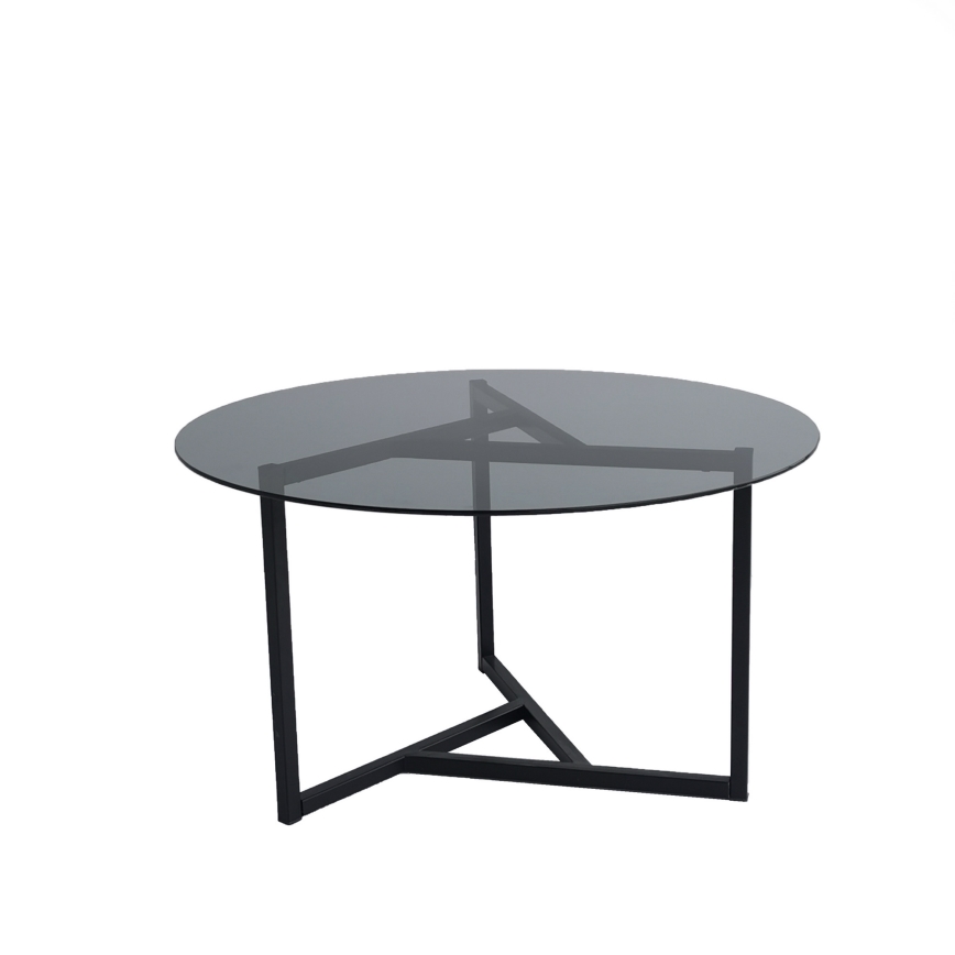 Coffee table TRIO 42x75 cm black
