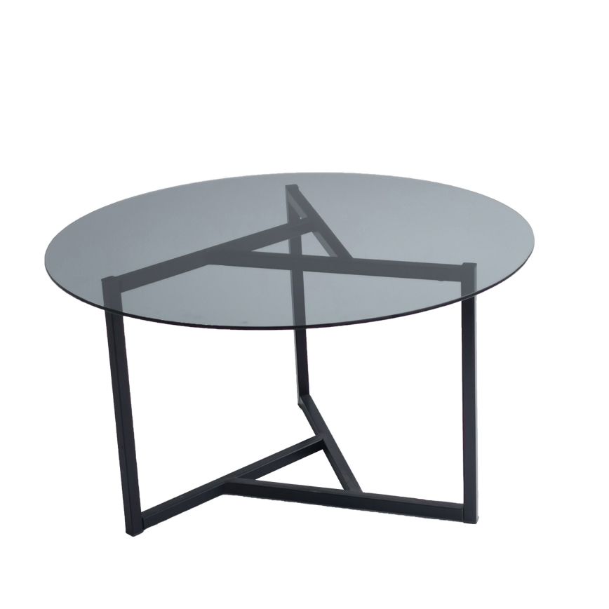 Coffee table TRIO 42x75 cm black
