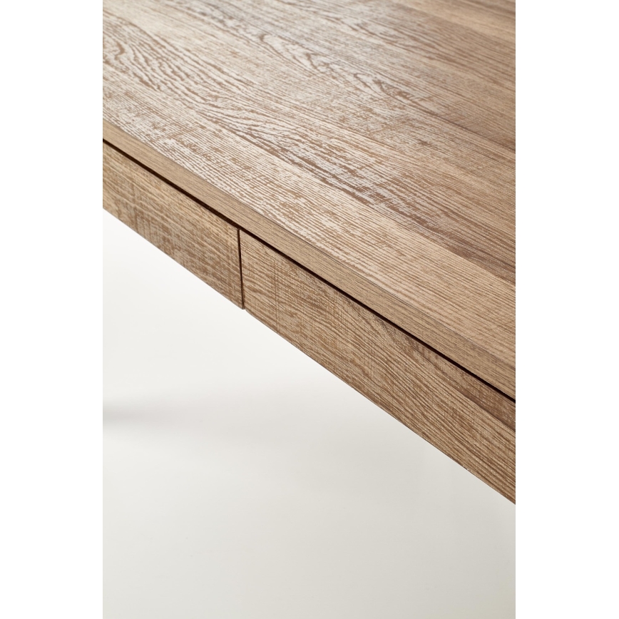 Coffee table TULUZA 41x120 cm golden walnut/black