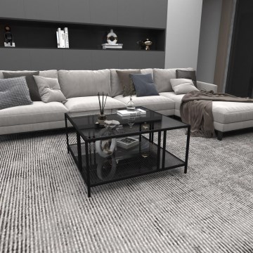 Coffee table URANUS 40x80 cm black