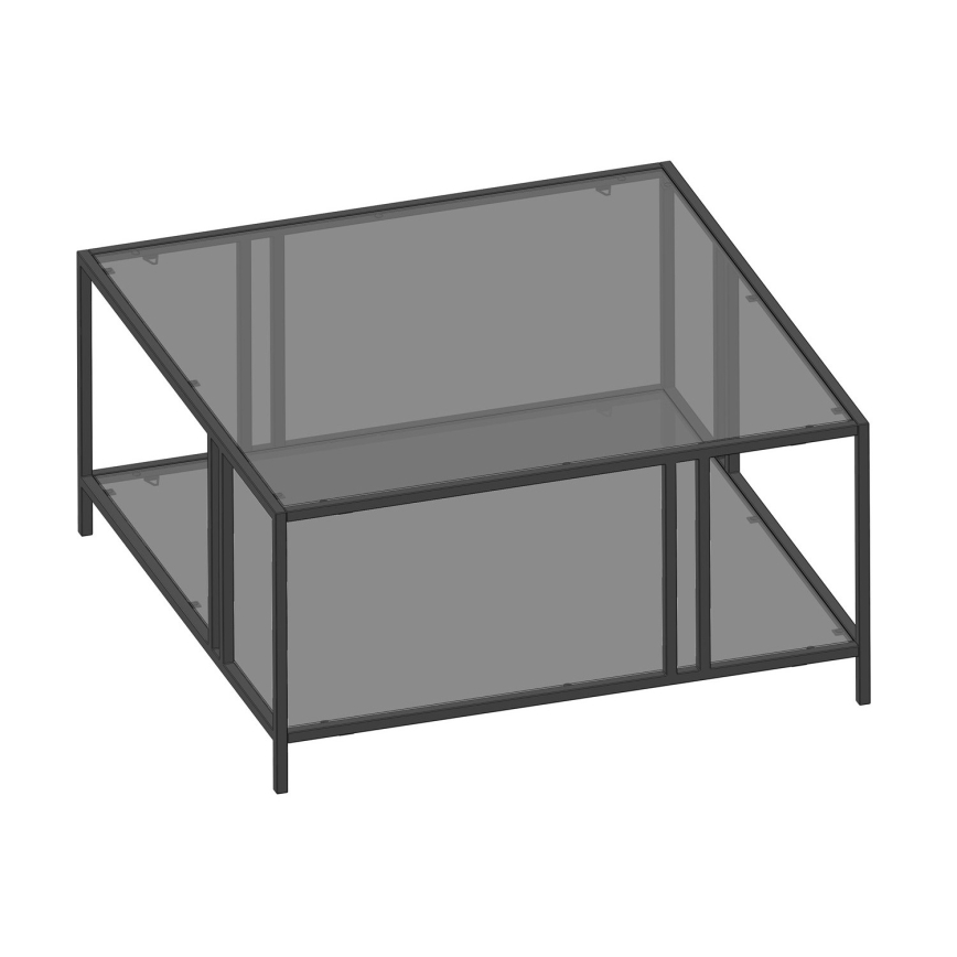 Coffee table URANUS 40x80 cm black