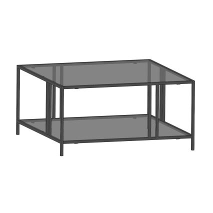 Coffee table URANUS 40x80 cm black