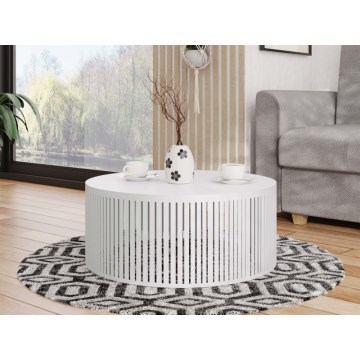 Coffee table VELEDE 25x58,5 cm white