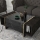 Coffee table VEYRON 37,3x103,8 cm black/gold