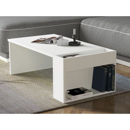 Coffee table VIEW 34x95 cm white