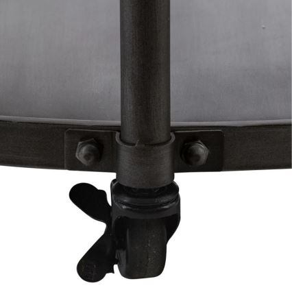 Coffee table with a clock CHRONO 89,5x47 cm 1xAA