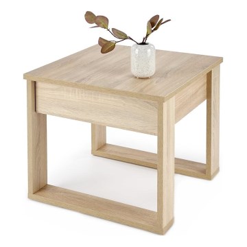 Coffee table with a drawer NEA 52x60 cm oak sonoma