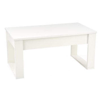 Coffee table with drawers NEA 52x110 cm white