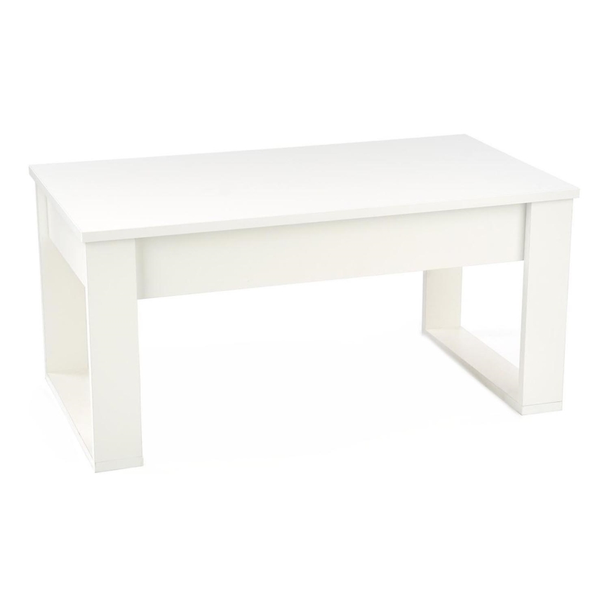 Coffee table with drawers NEA 52x110 cm white