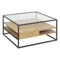 Coffee table ZEIN oak/black