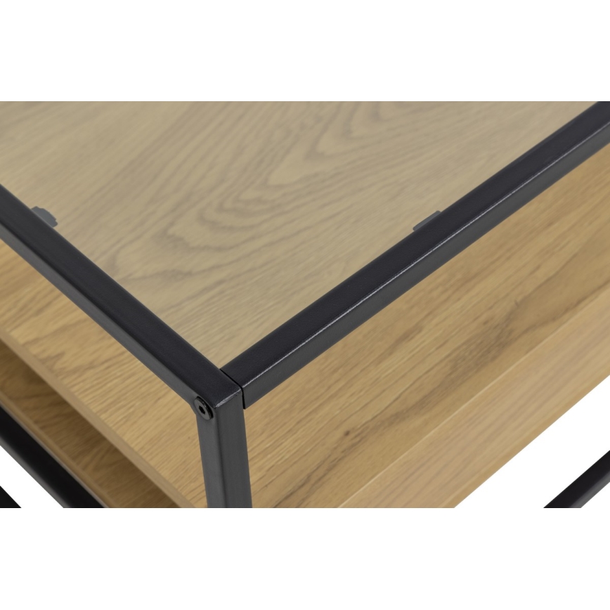 Coffee table ZEIN oak/black