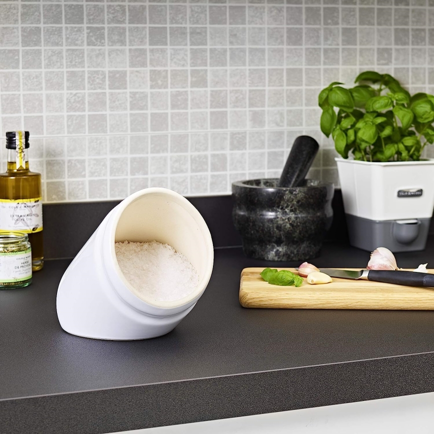 Cole&Mason - Ceramic salt container WHITMORE
