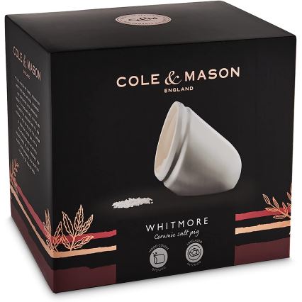 Cole&Mason - Ceramic salt container WHITMORE