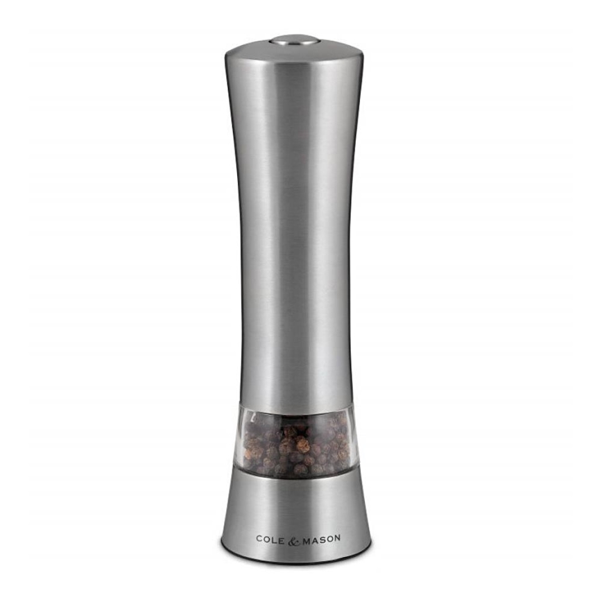 Cole&Mason - Electric grinder for salt or pepper WITNEY CLASSIC 6xAAA 20,6 cm
