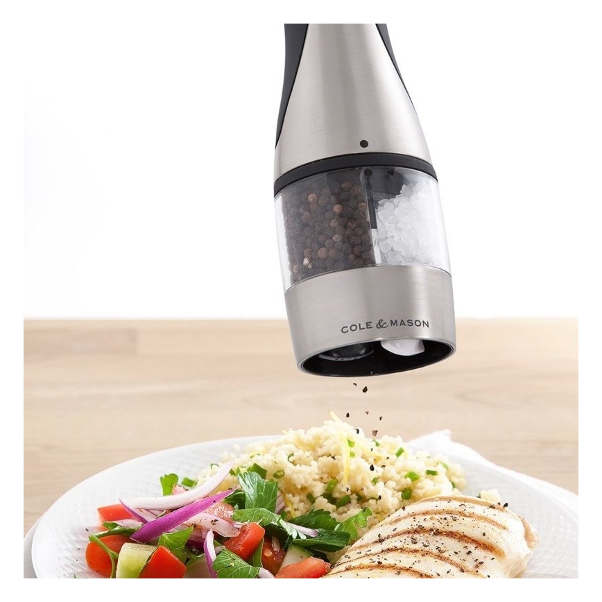 Cole&Mason - Electric spice grinder 2in1 KEW 6xAAA 21 cm