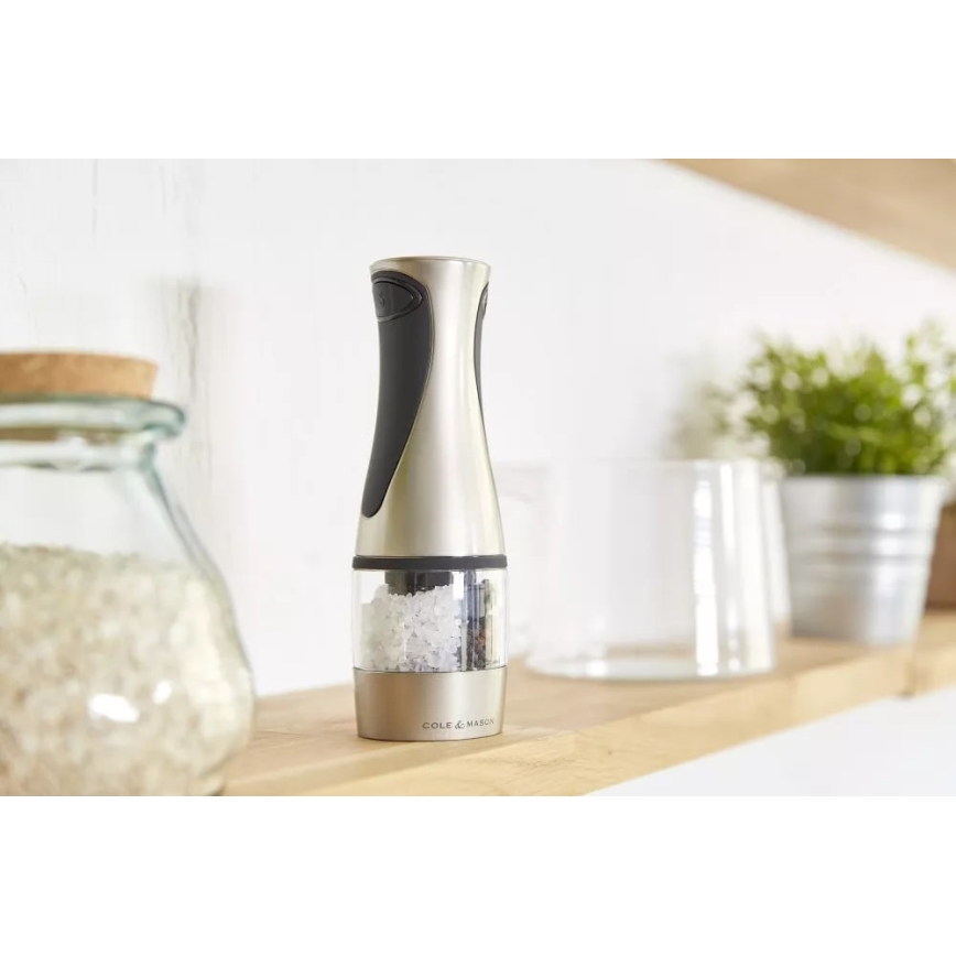 Cole&Mason - Electric spice grinder 2in1 KEW 6xAAA 21 cm