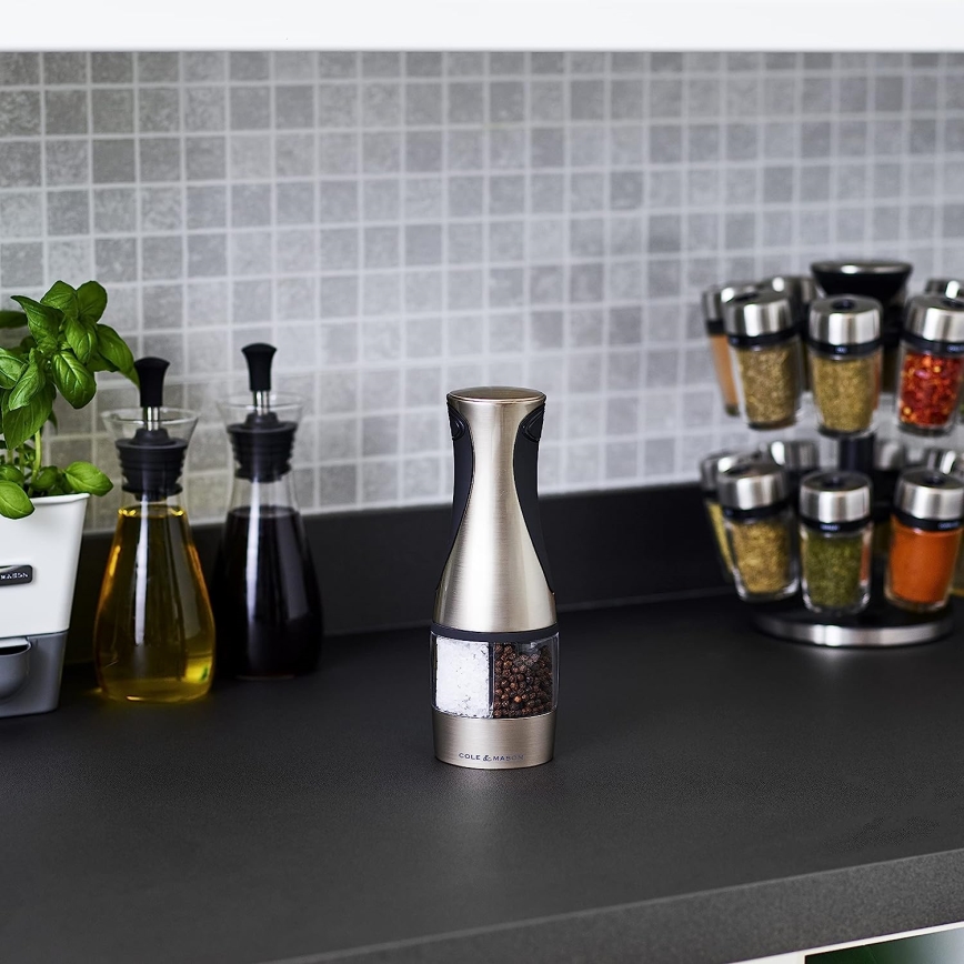 Cole&Mason - Electric spice grinder 2in1 KEW 6xAAA 21 cm