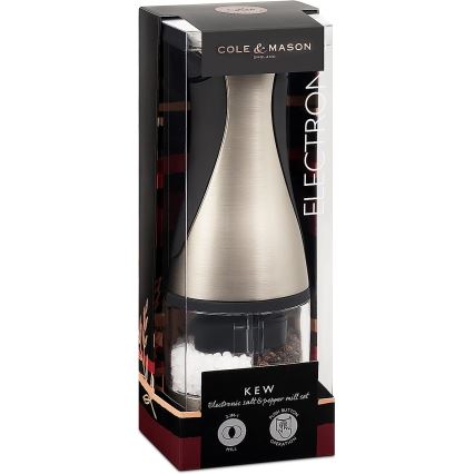 Cole&Mason - Electric spice grinder 2in1 KEW 6xAAA 21 cm