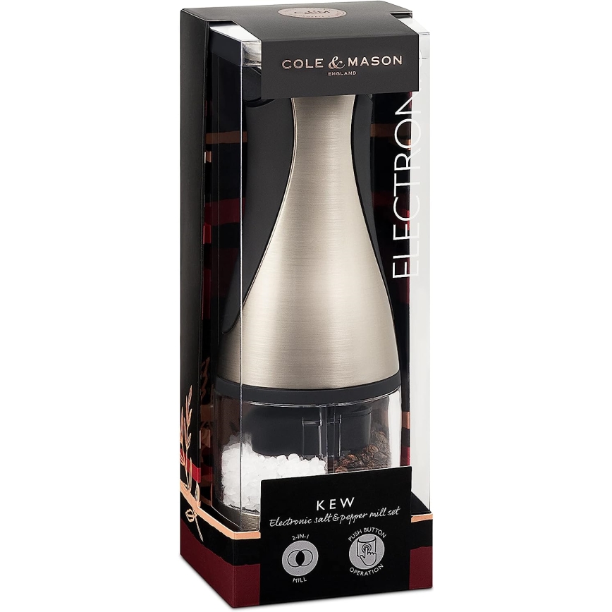 Cole&Mason - Electric spice grinder 2in1 KEW 6xAAA 21 cm