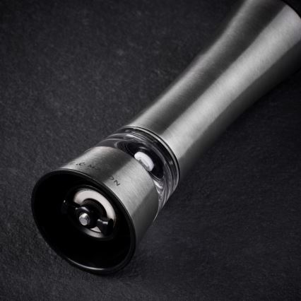 Cole&Mason - Electric salt or pepper grinder BURFORD 4xAAA 18 cm matte chrome