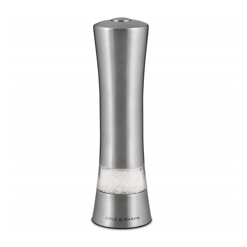 Cole&Mason - Electric grinder for salt or pepper WITNEY CLASSIC 6xAAA 20,6 cm