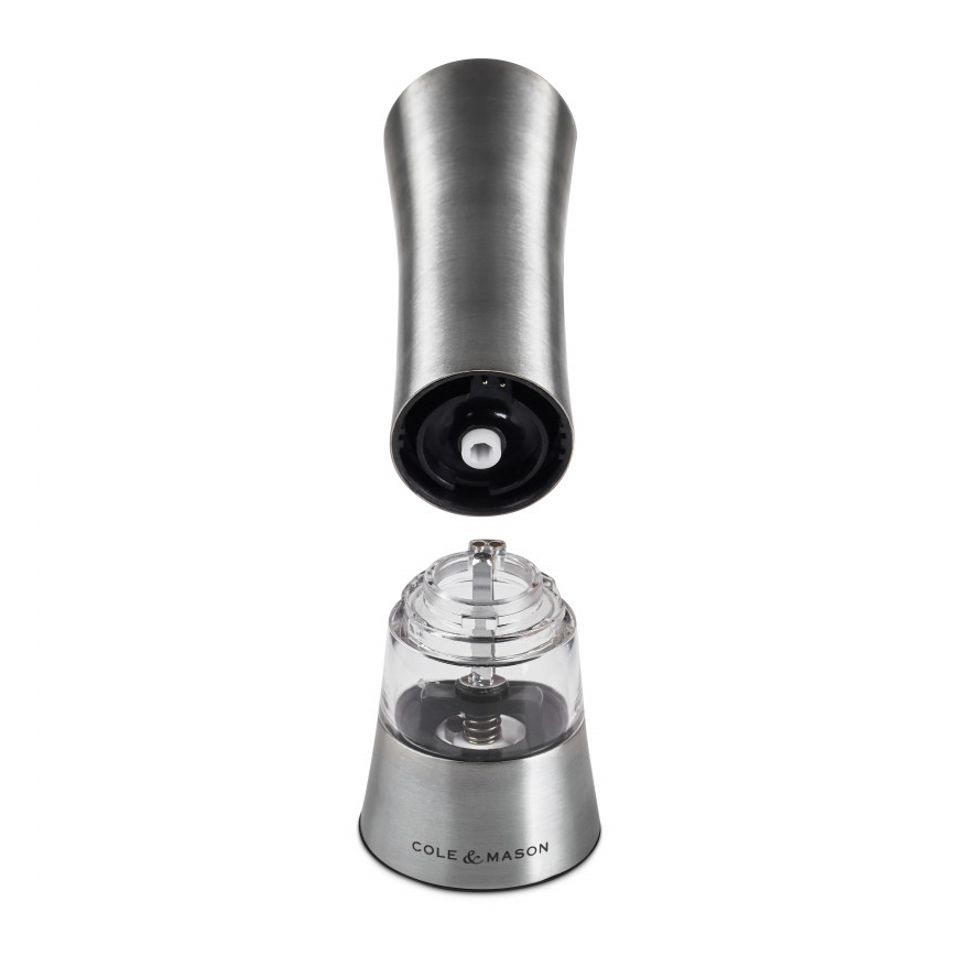 Cole&Mason - Electric grinder for salt or pepper WITNEY CLASSIC 6xAAA 20,6 cm