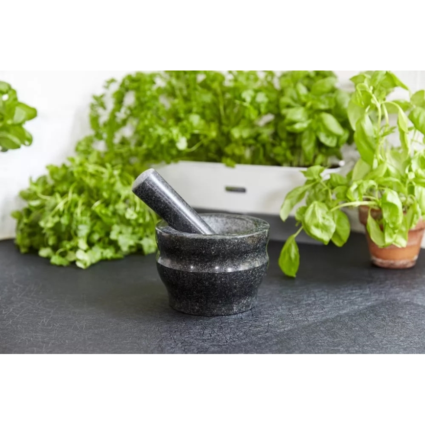 Cole&Mason - Granite mortar with a pestle GRANITE d. 18 cm granite/black
