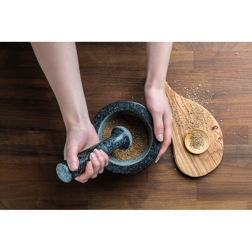 Cole&Mason - Granite mortar with a pestle GRANITE d. 18 cm granite/black