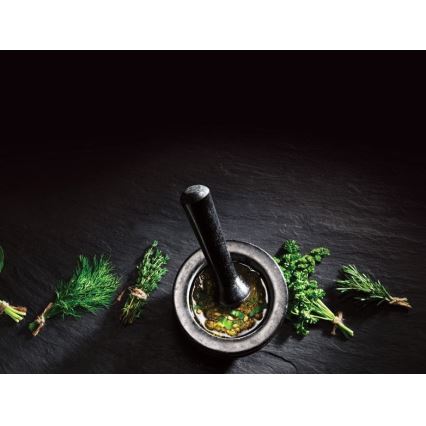 Cole&Mason - Granite mortar with a pestle GRANITE d. 18 cm granite/black