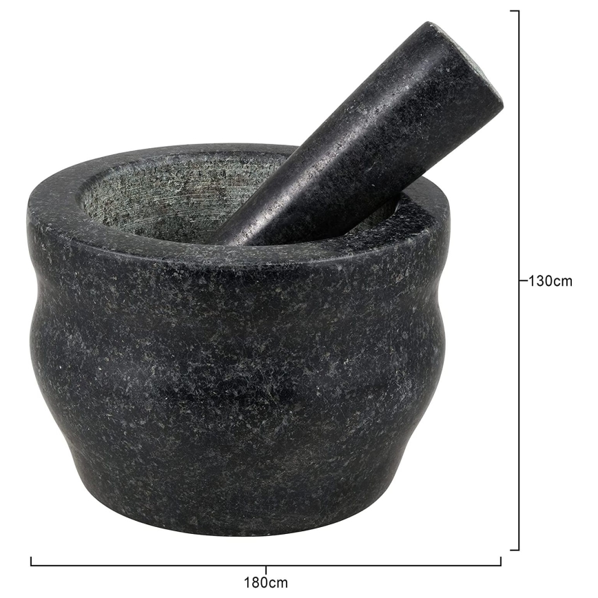 Cole&Mason - Granite mortar with a pestle GRANITE d. 18 cm granite/black