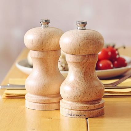 Cole&Mason - Pepper grinder CAPSTAN BEECH beech 12 cm