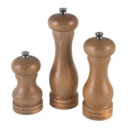 Cole&Mason - Pepper grinder CAPSTAN BEECH beech 16,5 cm