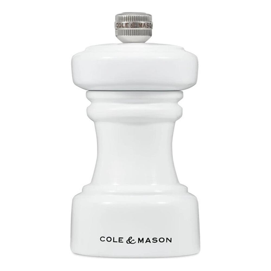Cole&Mason - Pepper grinder HOXTON 10,4 cm beech/shiny white