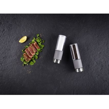 Cole&Mason - REGENT CONCRETE Salt & Pepper Mill Set, 2-piece, concrete, 18 cm