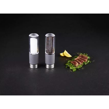 Cole&Mason - REGENT CONCRETE Salt & Pepper Mill Set, 2-piece, concrete, 18 cm