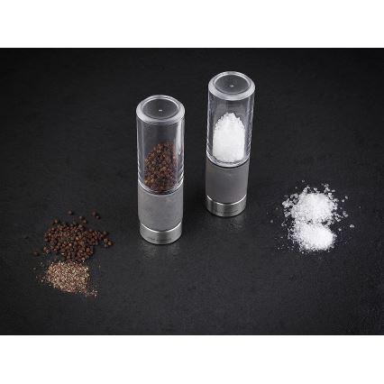 Cole&Mason - REGENT CONCRETE Salt & Pepper Mill Set, 2-piece, concrete, 18 cm