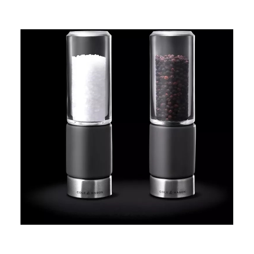 Cole&Mason - REGENT CONCRETE Salt & Pepper Mill Set, 2-piece, concrete, 18 cm